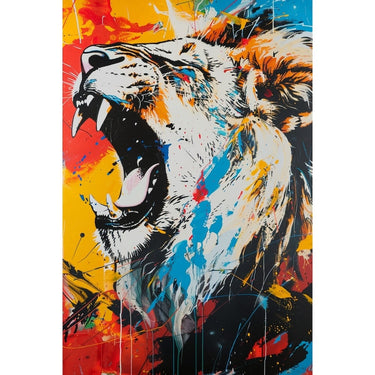 Lion Canvas Pop Art